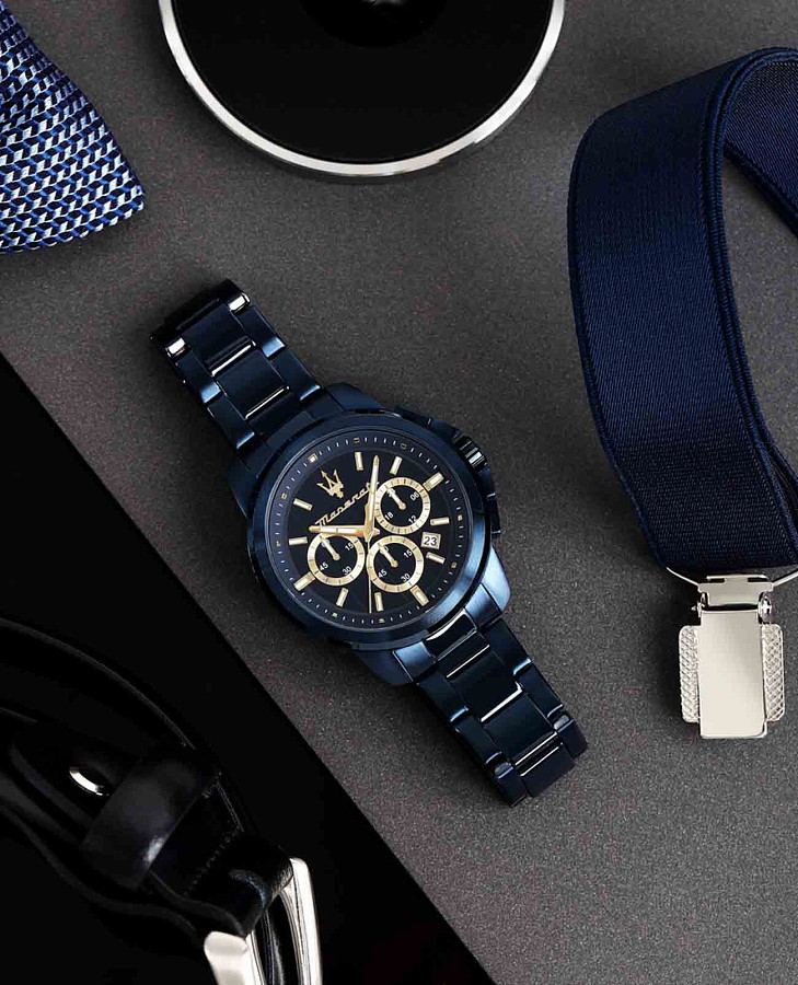 Часы Maserati Successo Chronograph R8873621040 — сталь металл, Италия