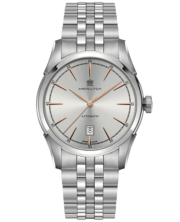 Часы Hamilton American Classic Spirit of Liberty Auto H42415051 — мужские, серебристый