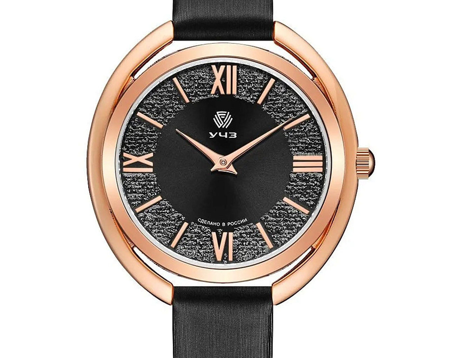 Часы УЧЗ Spectr 3022L-7 — кварцевые, латунь