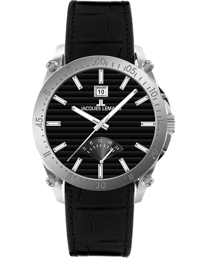 Часы Jacques Lemans Derby 1-2202B — мужские, черный