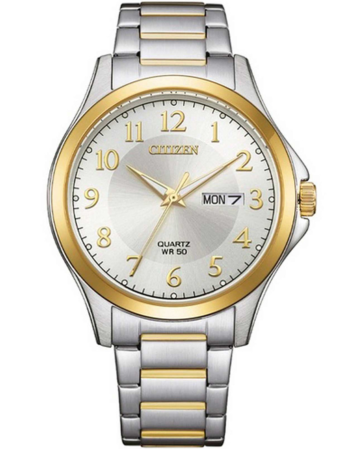 Часы Citizen Basic BF2026-89A — мужские, серебристый