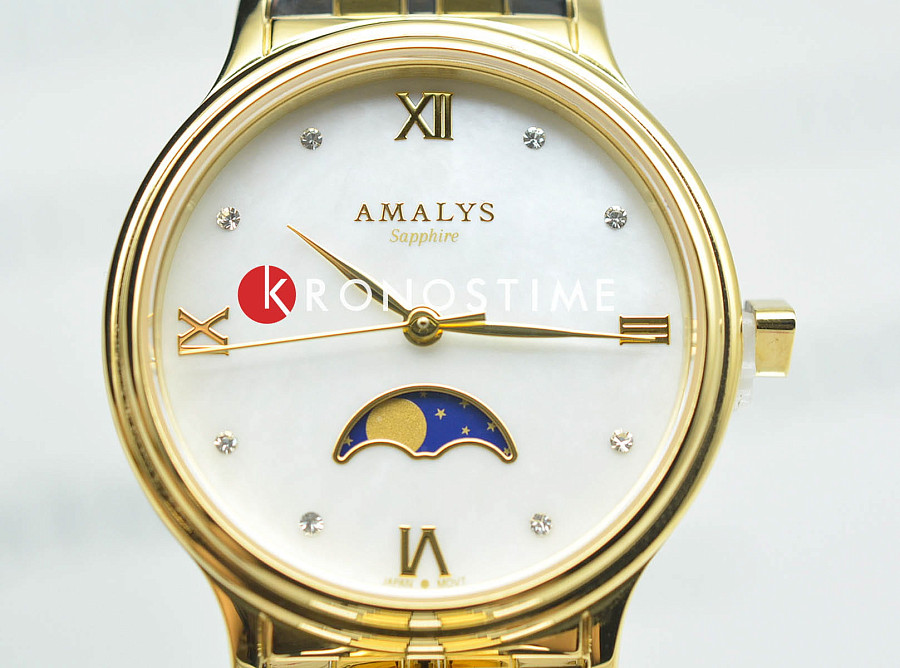 Часы Amalys Simone AMW-205 — сталь металл, Бельгия