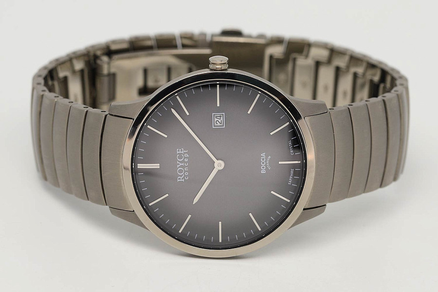 Часы Boccia Titanium Circle-Oval 3645-04 — титан, Германия