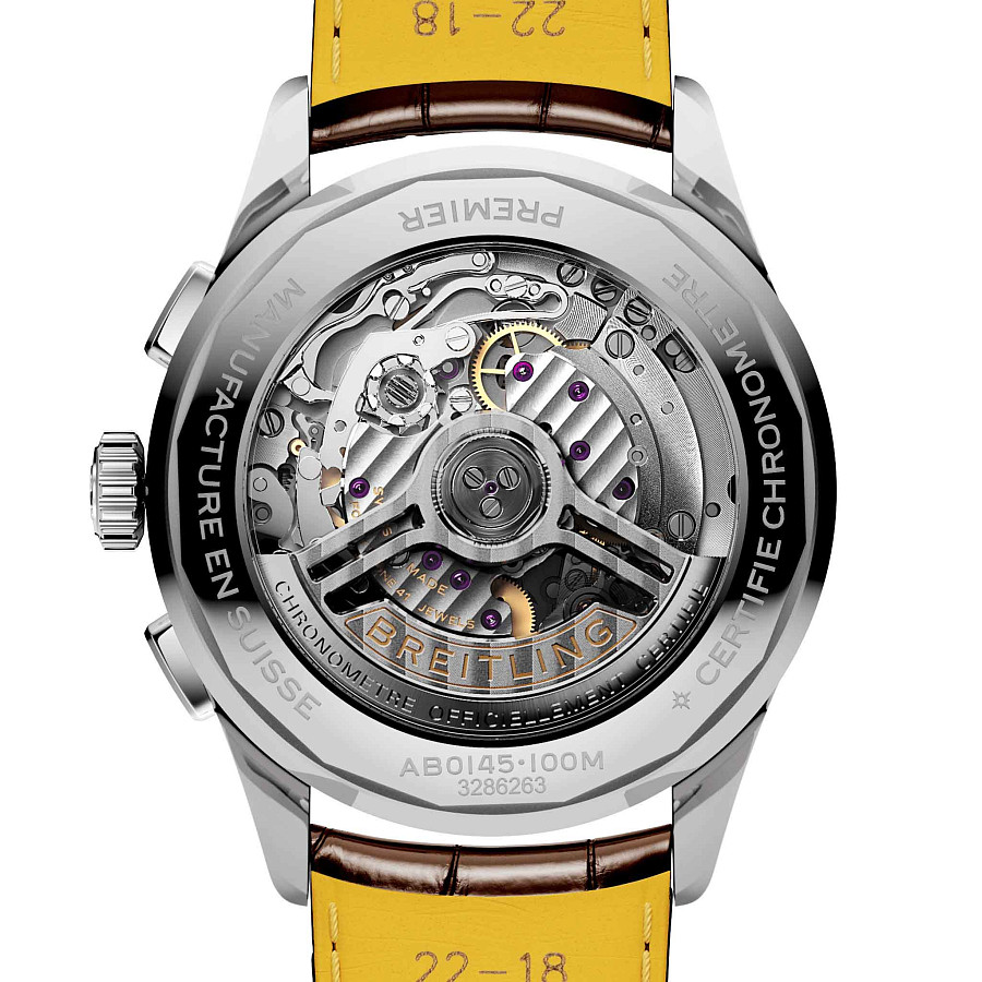 Часы Breitling Premier B01 Chronograph 42 AB0145371L1P1 — механические, металл сталь