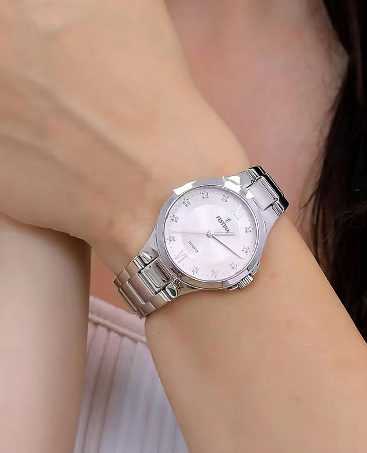 Часы Festina Mademoiselle F20582/2 — кварцевые, сталь металл