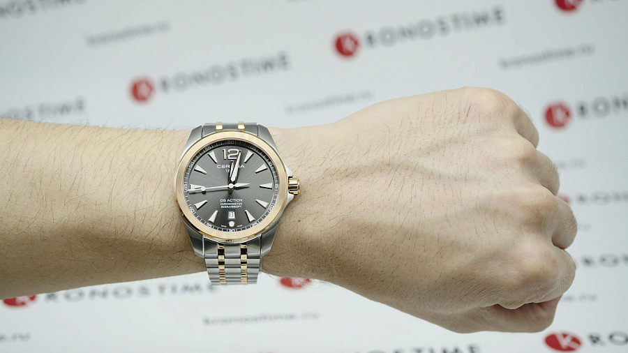 Часы Certina DS Action C032.851.22.087.00 — серый, сталь металл