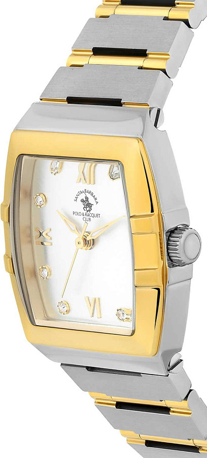 Часы Santa Barbara Polo & Racquet Club Unique SB.1.10624-4 — кварцевые, металл сталь