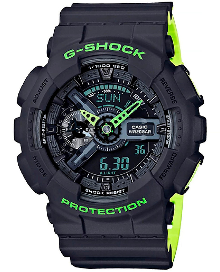 Часы Casio G-Shock GA-110LN-8A — мужские, черный