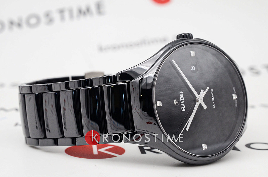Часы Rado True Automatic Diamonds R27056722 — керамика, Швейцария