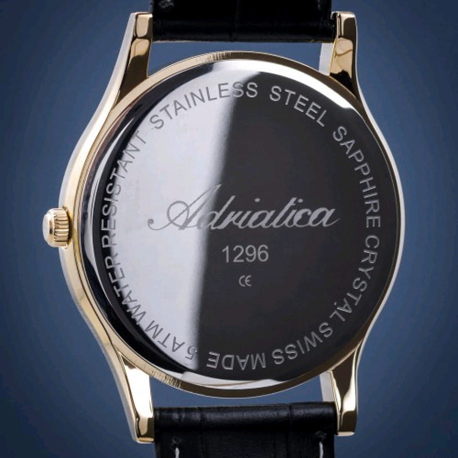 Часы Adriatica Premiere A1296.1213Q — кожаный, мужские