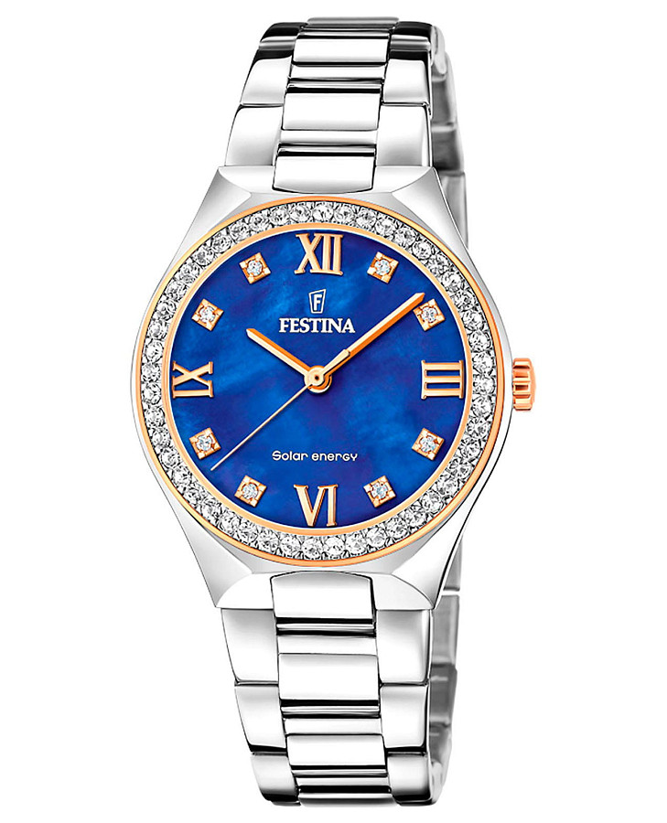 Часы Festina Solar F20658/2 — женские, синий