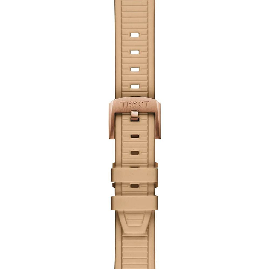 Часы Tissot T-Race 38mm T141.817.37.501.00 — женские, бежевый