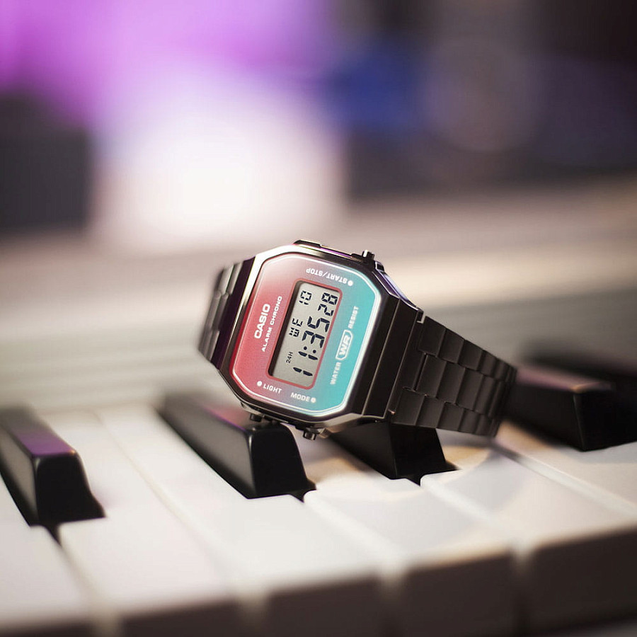 Часы Casio Vintage A168WERB-2ADF (A168WERB-2A) — электронные, пластик