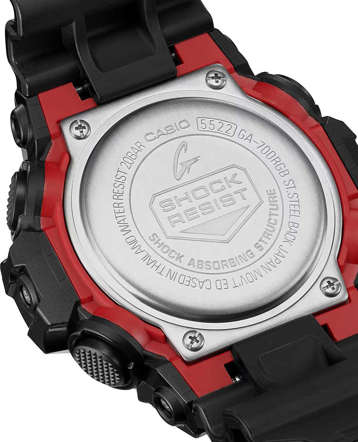 Часы Casio G-Shock GA-700RGB-1ADR (GA-700RGB-1a) — артикул GA-700RGB-1A