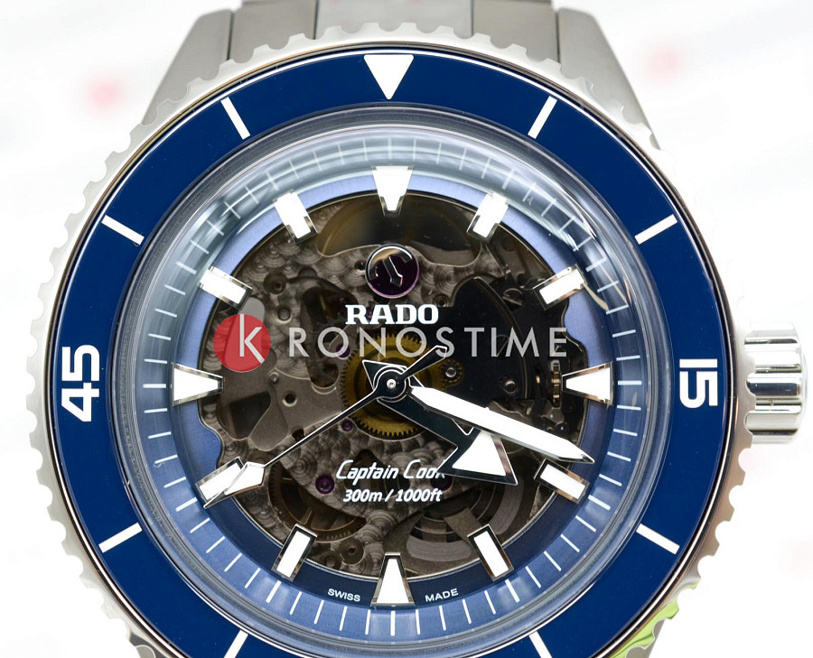 Часы Rado Captain Cook High-Tech Ceramic R32128202 — сталь керамика, Швейцария