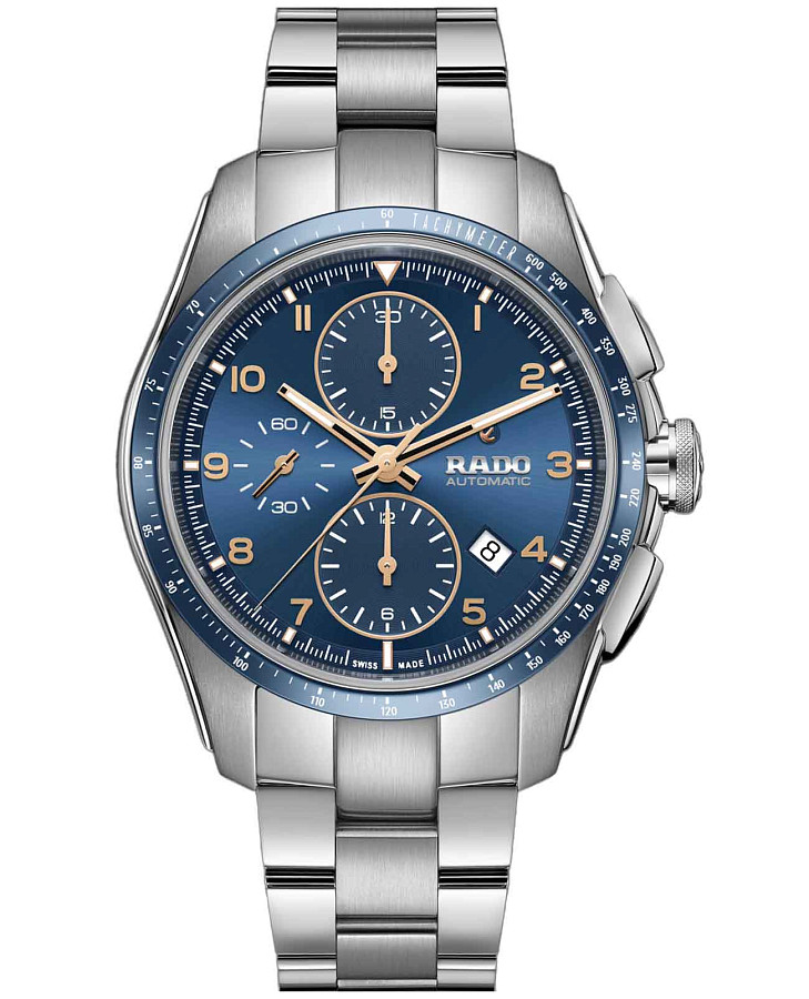 Часы Rado Hyperchrome Automatic Chronograph R32042303 — мужские, синий