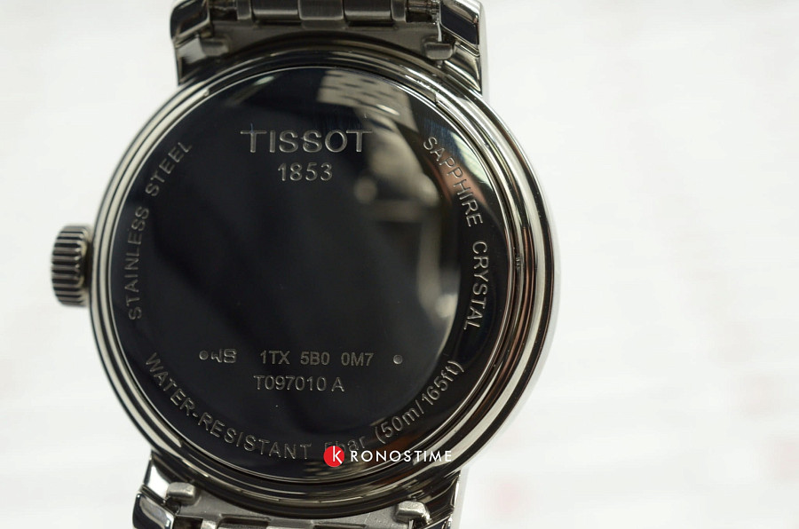 Часы Tissot Bridgeport Lady T097.010.11.038.00 — белый, сталь металл