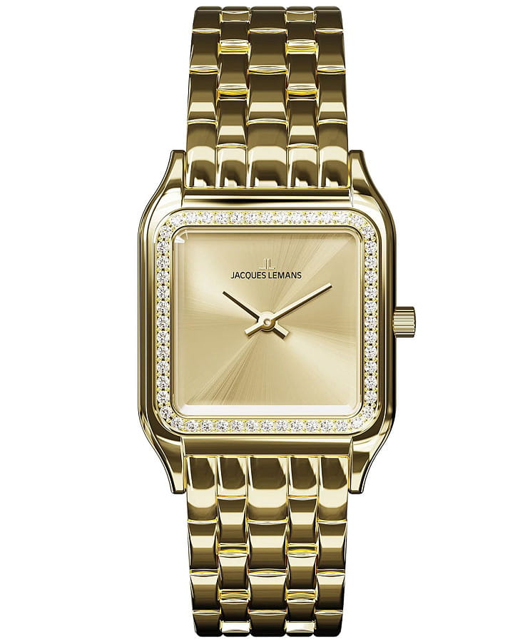Часы Jacques Lemans Elegance 1-2219D — женские, золотистый