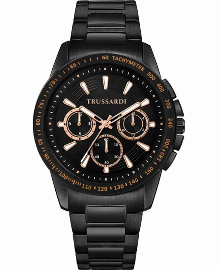 Часы Trussardi T-Hawk R2453153002 — мужские, черный