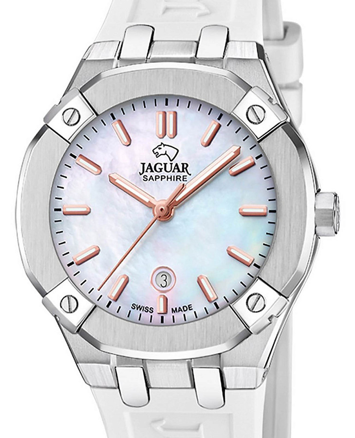 Часы Jaguar Diplomatic Quartz Lady J1017/1 — кварцевые, металл сталь