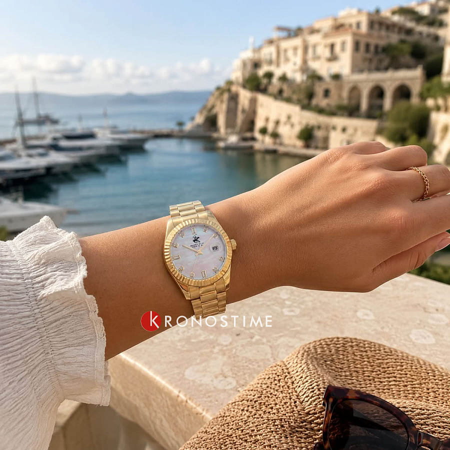 Часы Beverly Hills Polo Club BP3801X.120 — нержавеющая сталь с ip-покрытием, женские