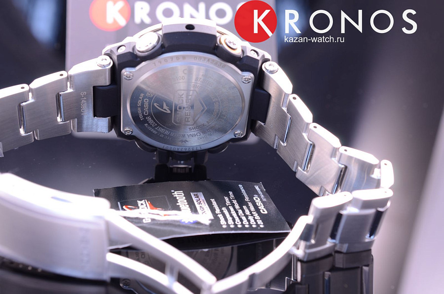 Часы Casio G-Shock GST-B100D-1A9 — сталь, Япония