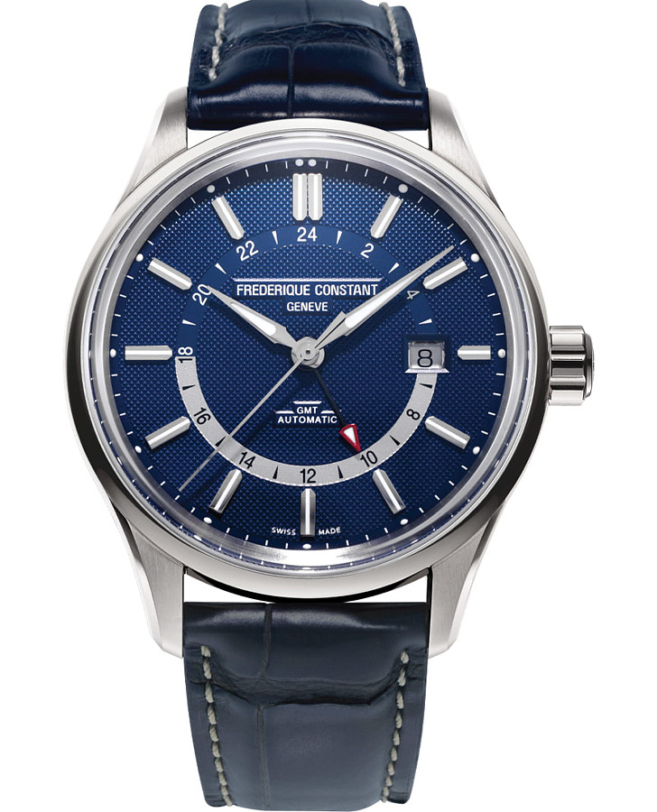 Часы Frederique Constant Yacht Timer GMT FC-350NT4H6 — мужские, синий