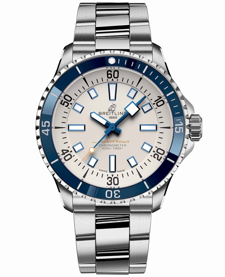 Часы Breitling Superocean Automatic 42 A17375E71G1A1 — мужские, белый