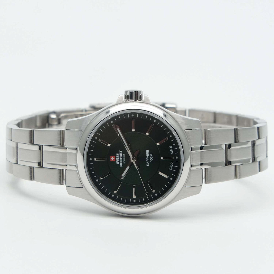 Часы Swiss Military by Chrono Сверхточные SM30201.31 — нержавеющая сталь, женские