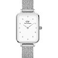 Шведские часы Daniel Wellington Quadro Lumine Pressed Sterling DW00100597