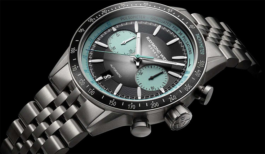 Часы Raymond Weil Freelancer 7780-TI-20425 — механические, металл титан
