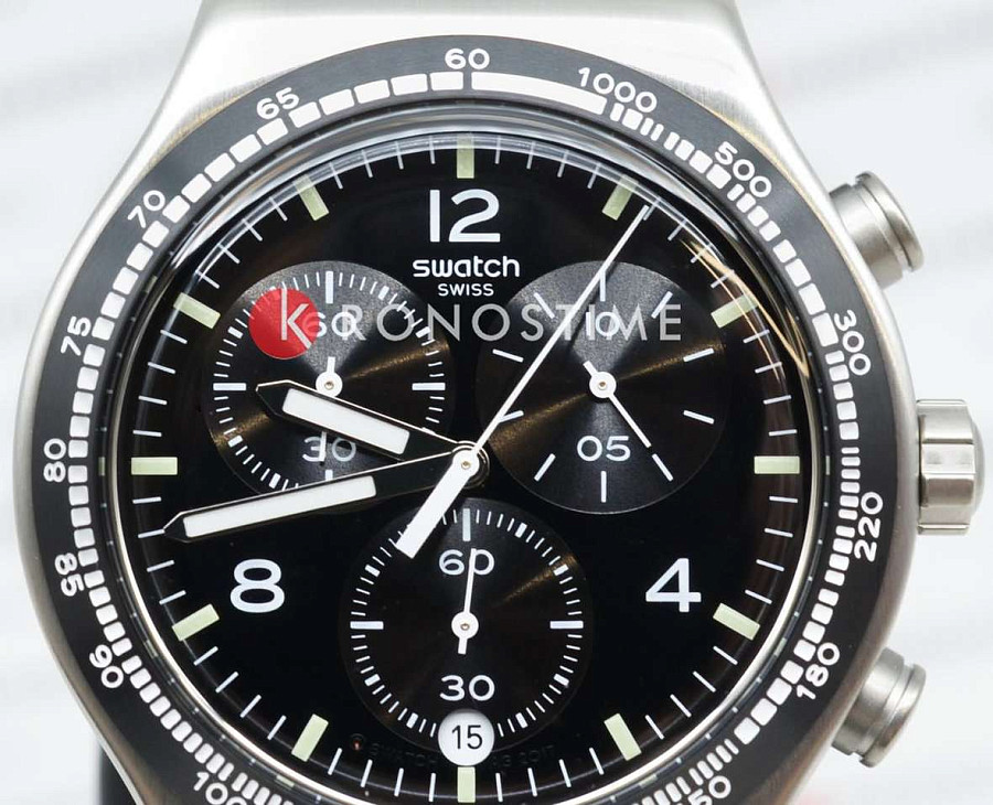 Часы Swatch I New Chrono YVS444GC — сталь металл, Швейцария