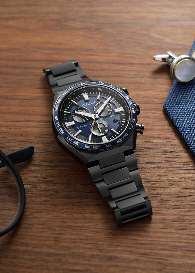 Часы Citizen Attesa CB5967-66L — титан, Япония