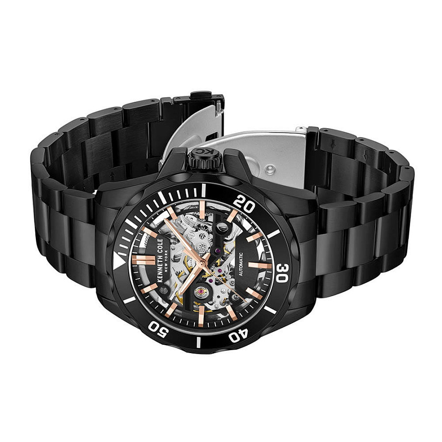 Часы Kenneth Cole Automatic KCWGY0046002 — мужские, черный