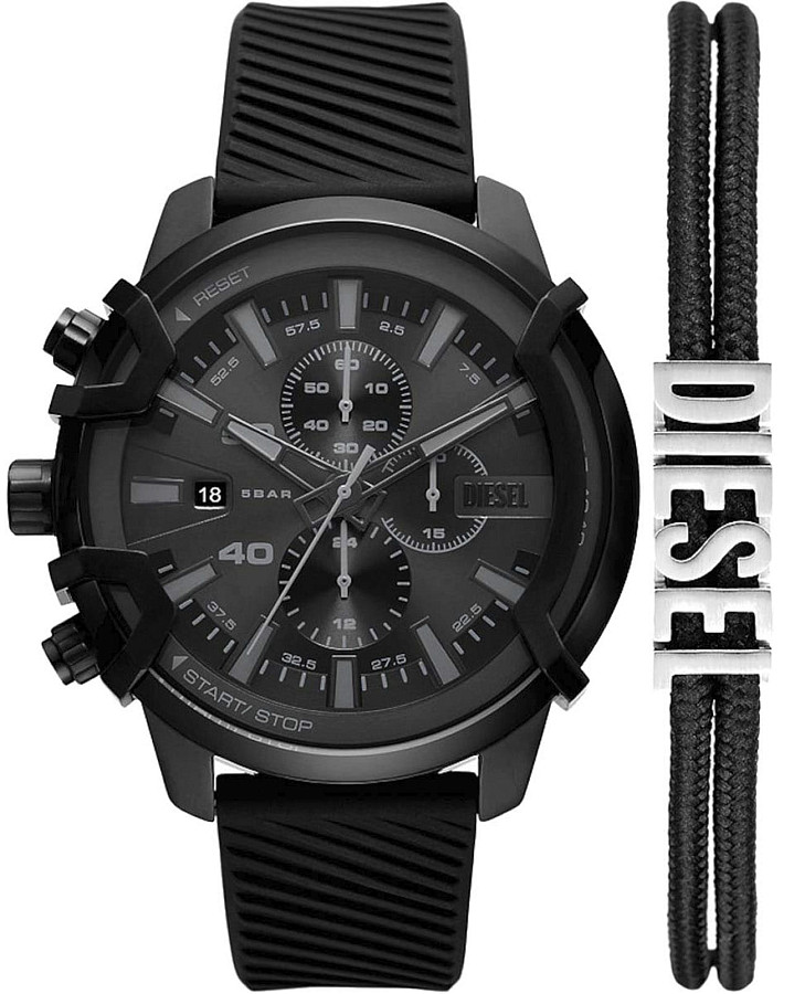 Часы Diesel Griffed DZ4650SET — мужские, черный