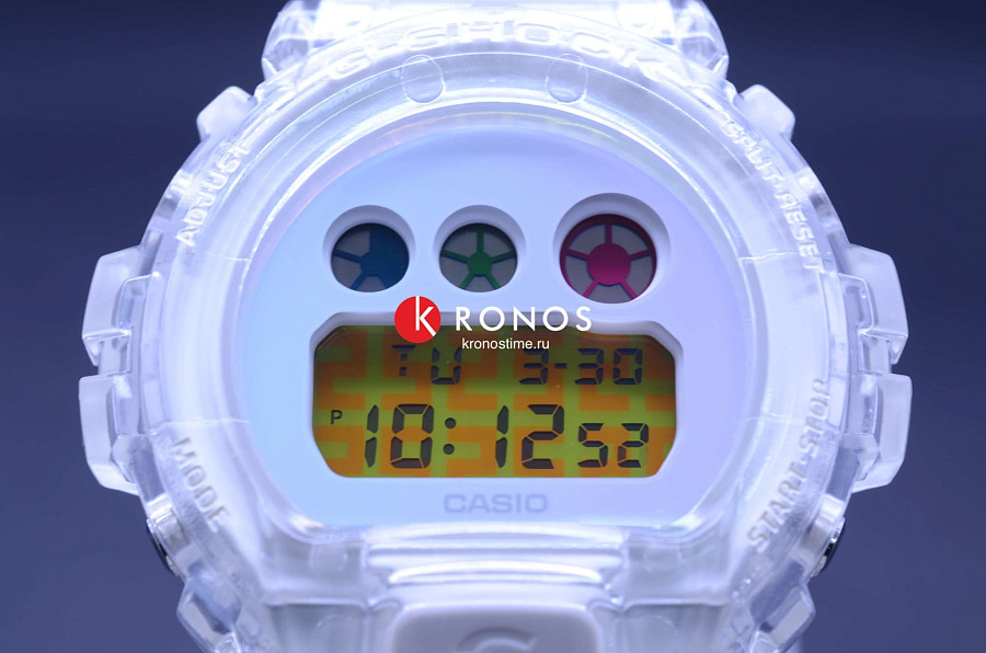 Часы Casio G-Shock DW-6900SP-7 — голубой, электронные