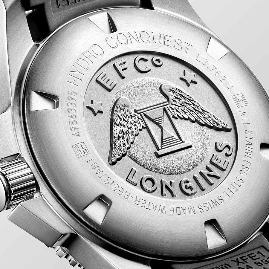 Часы Longines HydroConquest L3.782.4.76.9 — металл сталь керамика, Швейцария