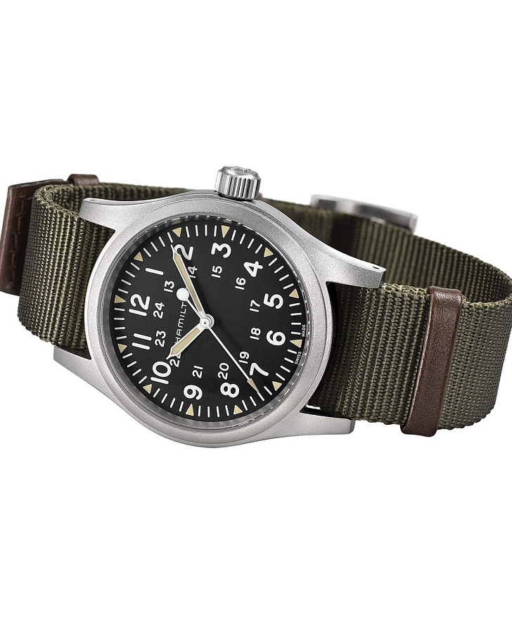 Часы Hamilton Khaki Field Mechanical H69439931 — Швейцария, мужские