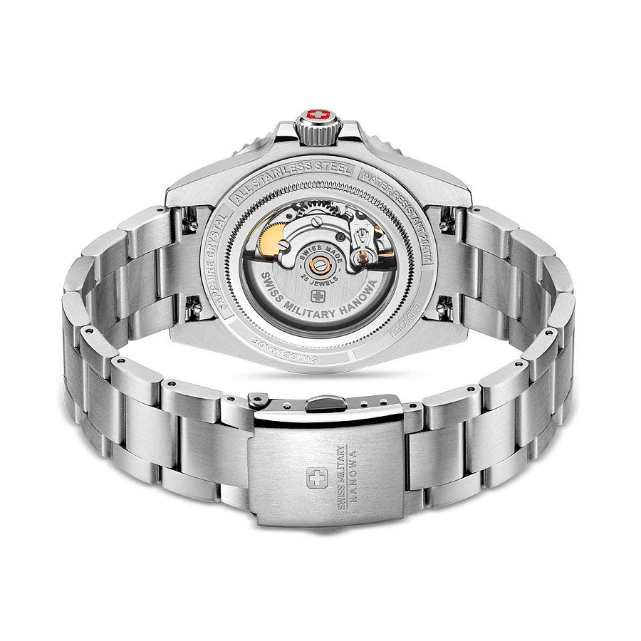 Часы Swiss Military Hanowa Sealord SMWGL0006304 — мужские, серебристый