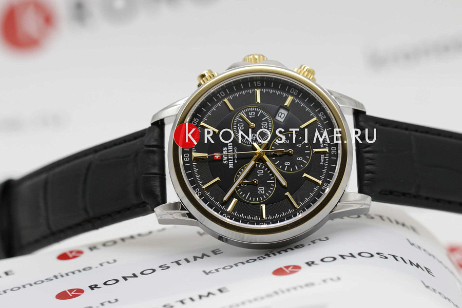Часы Swiss Military by Chrono SM34052.10 — сталь металл, Швейцария