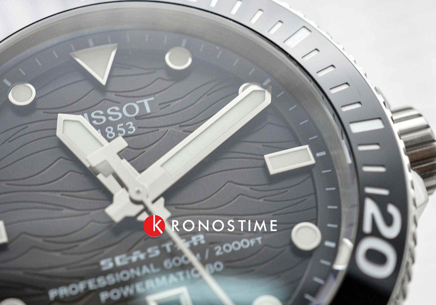 Часы Tissot Seastar 2000 Professional Powermatic 80 T120.607.17.441.00 — черный, сталь металл