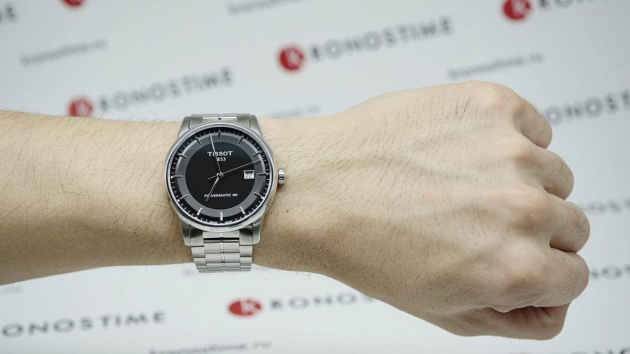 Часы Tissot Luxury Powermatic 80 T086.407.11.051.00 — мужские, серебристый