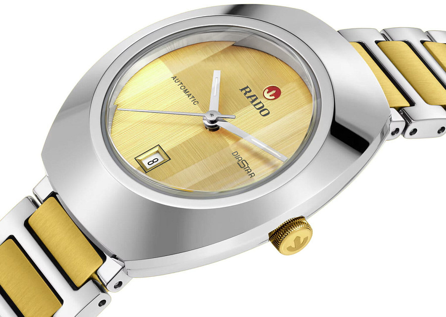 Часы Rado DiaStar Original R12170253 — нержавеющая сталь с pvd-покрытием, женские