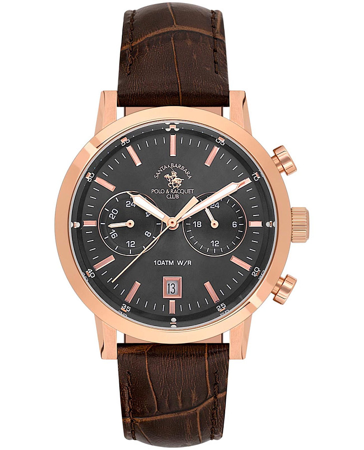 Часы Santa Barbara Polo & Racquet Club Legend SB.1.10586-5 — мужские, черный