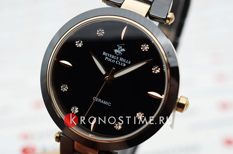 Часы Beverly Hills Polo Club BP3102X.850 — кварцевые, сталь керамика