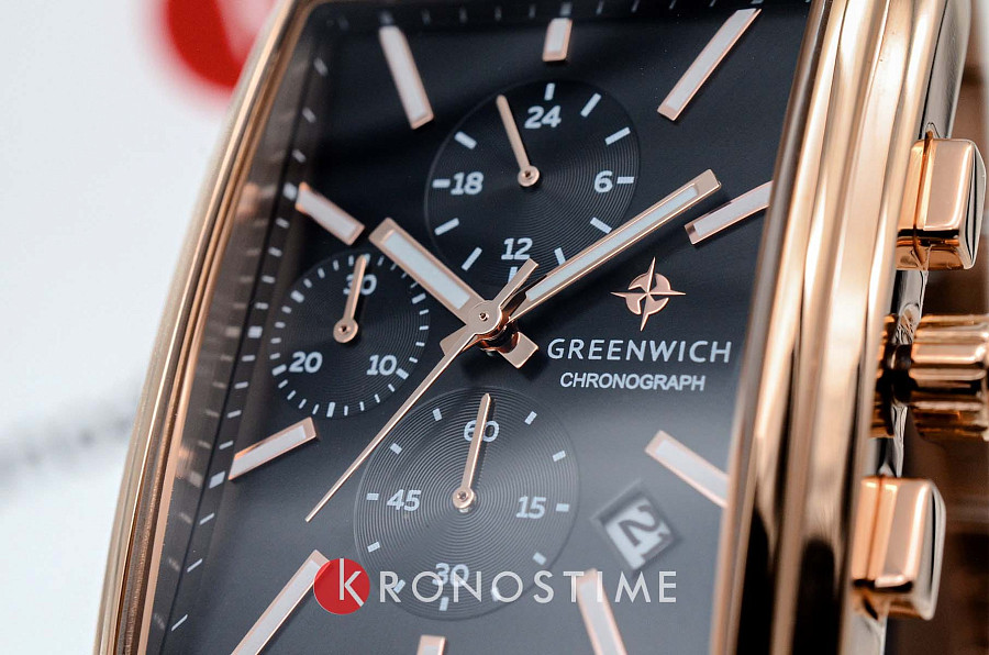 Часы Greenwich Galeon Chrono GW 553.40.11 — Англия, кварцевые
