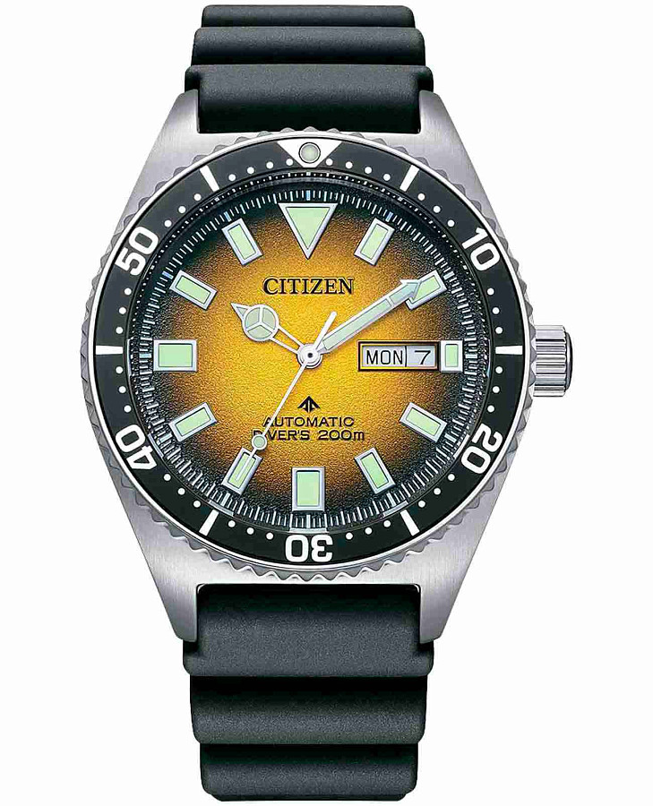 Часы Citizen Promaster NY0120-01X — мужские, желтый