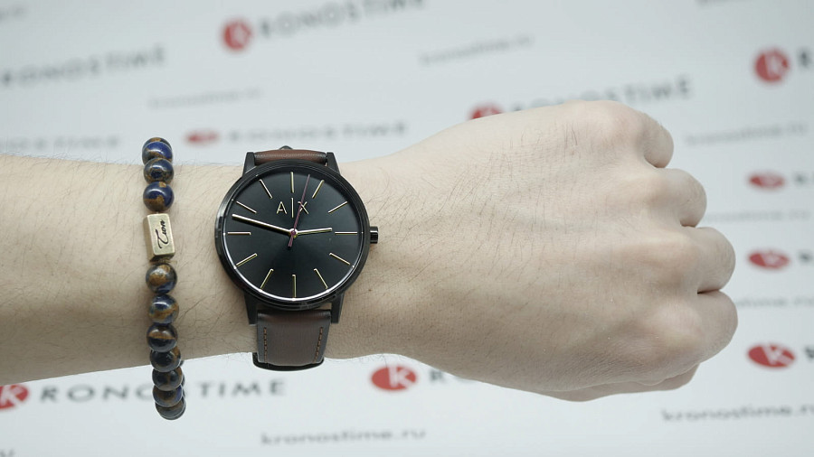 Часы Armani Exchange Drexler AX2706 — черный, металл сталь