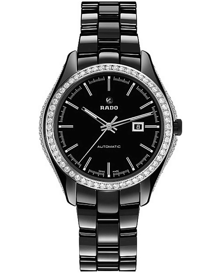 Часы Rado Hyperchrome Automatic Diamonds R32482152 — женские, черный