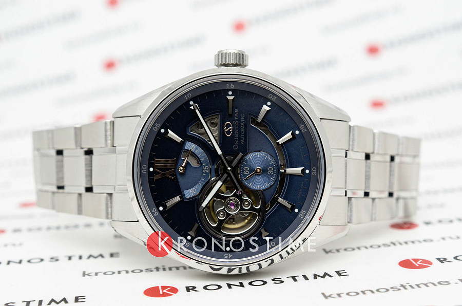 Часы Orient Star RE-AV0132L (RK-AV0132L) — механические, металл сталь